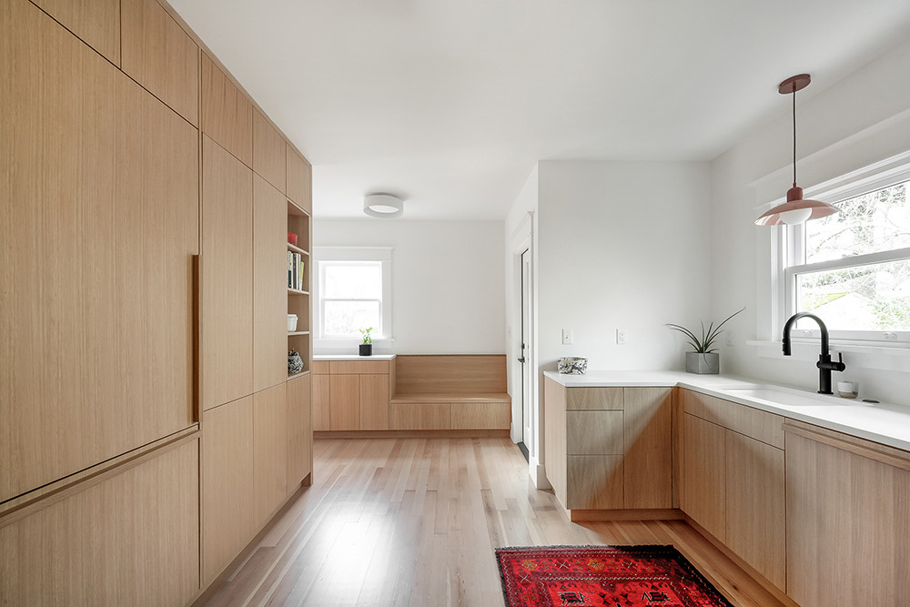 Alameda Kitchen remodel with modern design in craftsman home, Portland