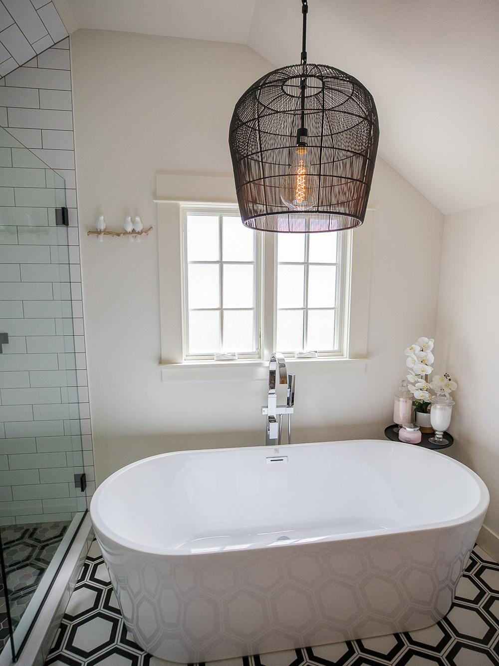 Soaking tub detail, Carolina Primary Suite addition by Tweto Architecture