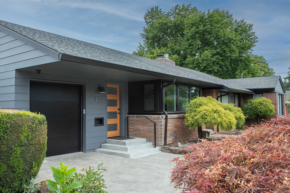 Kelly Street mid-century ranch remodel, SE Portland